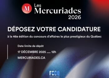 🏆 C’est parti pour la 46e édition des Mercuriades, le concours phare de l’excellence entrepreneuriale au Québec. #Mercuriades #FCCQ #Entrepreneuriat