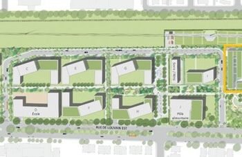 🏗️ Lancement des travaux de l'Écoquartier Louvain ! 323 logements abordables en vue à Montréal. #Habitation #Écologie