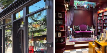 📚🍸 Une librairie où l’on lit en sirotant un cocktail ? Bienvenue chez Joie de livres, le nouveau concept qui fait vibrer Montréal ! #Montréal #Culture #Sorties