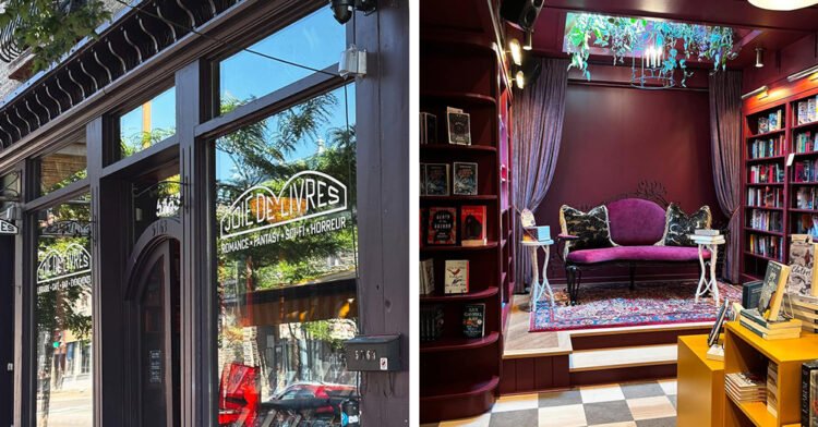 joie-de-livres-la-premiere-librairie-bar-cafe-de-montreal-seduit-deja-les-lecteurs - Quebecoscope - L'Actualité Montréalaise 📚🍸 Une librairie où l’on lit en sirotant un cocktail ? Bienvenue chez Joie de livres, le nouveau concept qui fait vibrer Montréal ! #Montréal #Culture #Sorties
