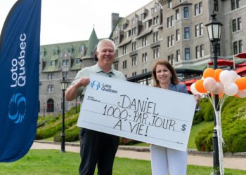 Un Nord-Côtier gagne 1 000 $ par jour à vie