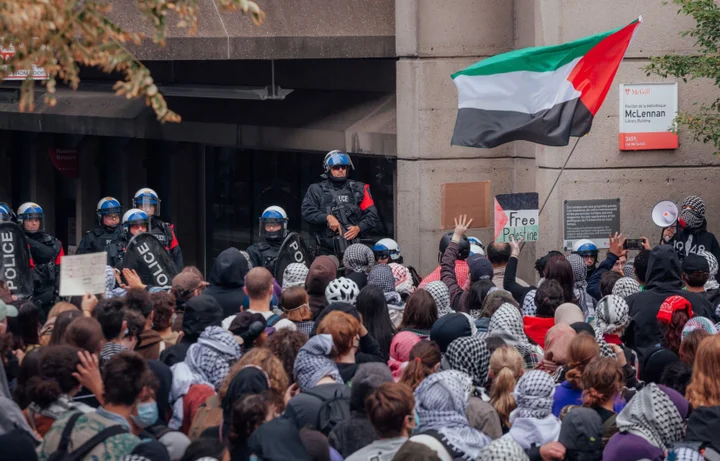 909279 - Quebecoscope - L'Actualité Montréalaise Grève étudiante à l’Université de Montréal : Plus de 20 000 étudiants exigent une position ferme contre le génocide à Gaza