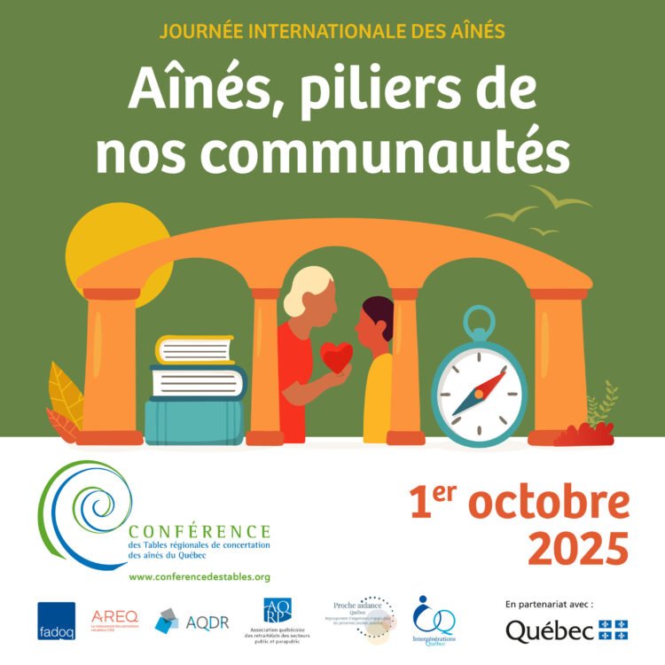 👵👴 À l’occasion de la Journée internationale des aînés, sept grandes organisations s’unissent pour rappeler que les aînés sont les piliers de nos communautés. #Québec #Aînés #Solidarité