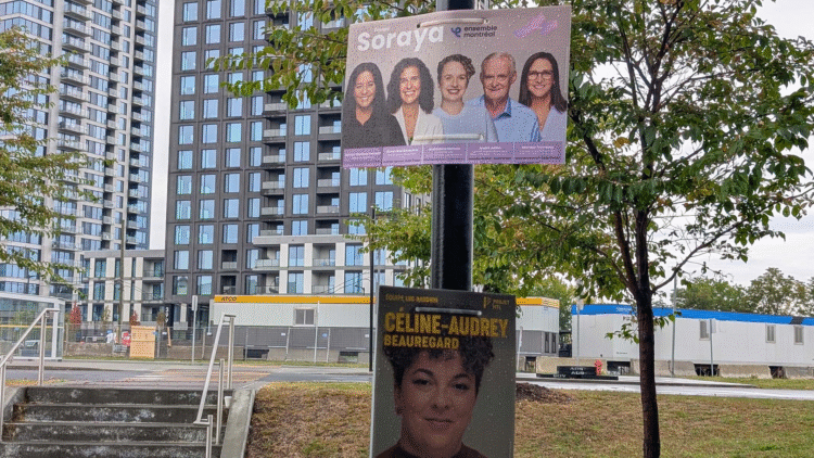 image - Quebecoscope - L'Actualité Montréalaise Affichage électoral à Montréal : rappel à l’ordre pour la sécurité routière